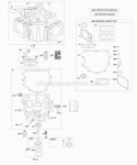 Cylinder Engine Sump KitGasket Set-Engine Diagram and Parts List for 44N777-0114-B1  Briggs and Stratton Engine